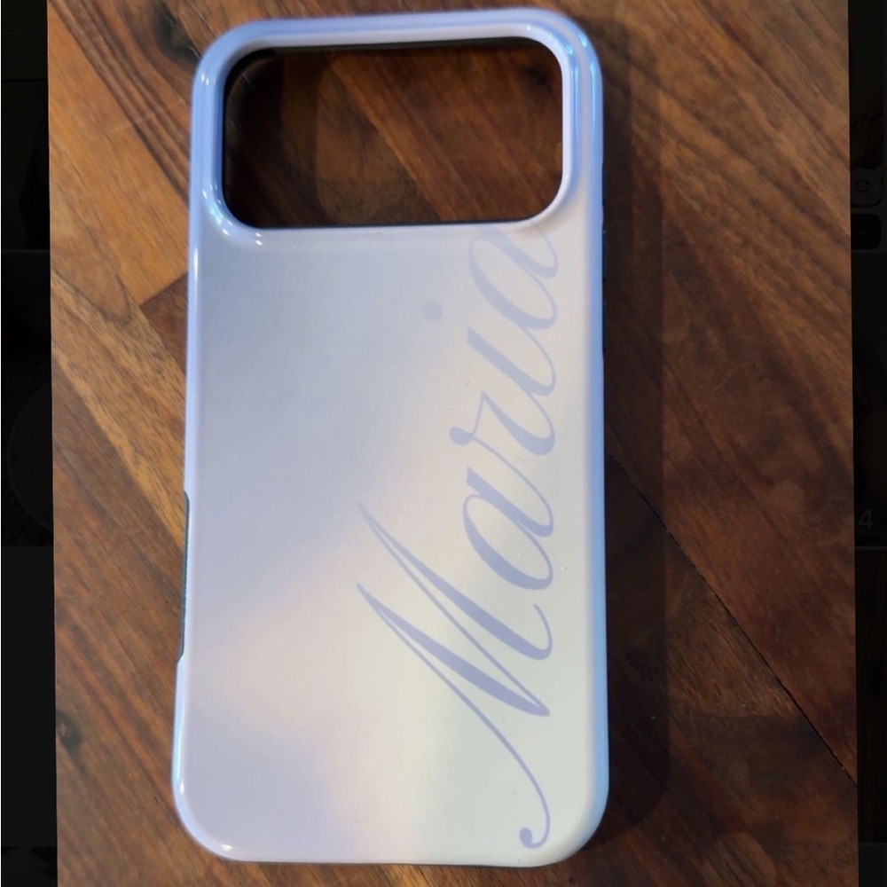 Purple Gradient Phone Case with “Maria”